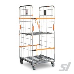 Open Stock picking Trolley Cage on Wheels