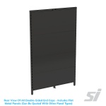 Double sided shelving end cap