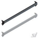 Crossbars for gondola shelving systems