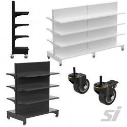 Mobile Shelving Castor Wheel Kits