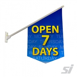 CLEARANCE End-Sign Flag Kit - Open 7 Days