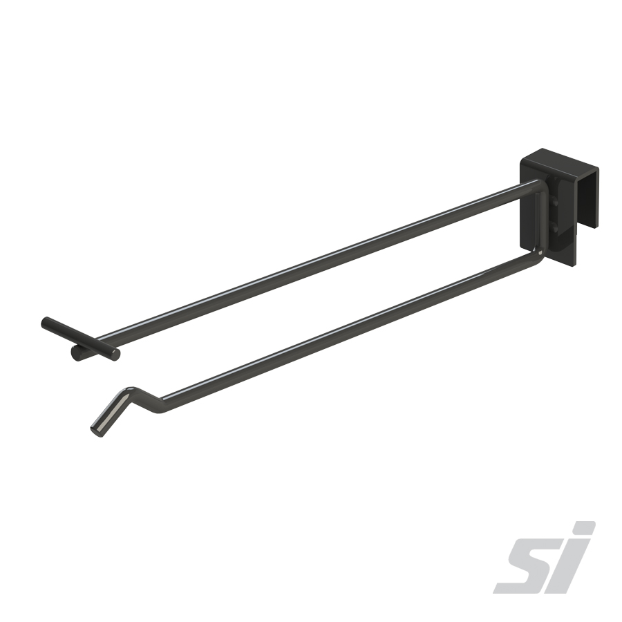 Black Crossbar Flip Scan Hooks