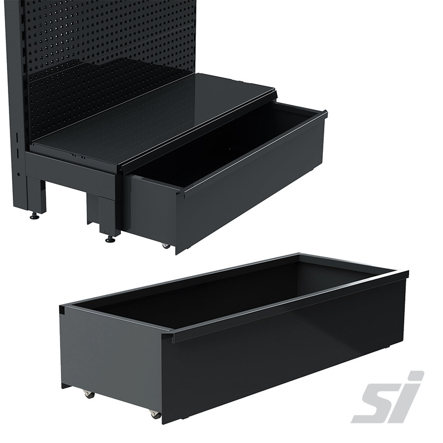 Black Undershelf Drawers